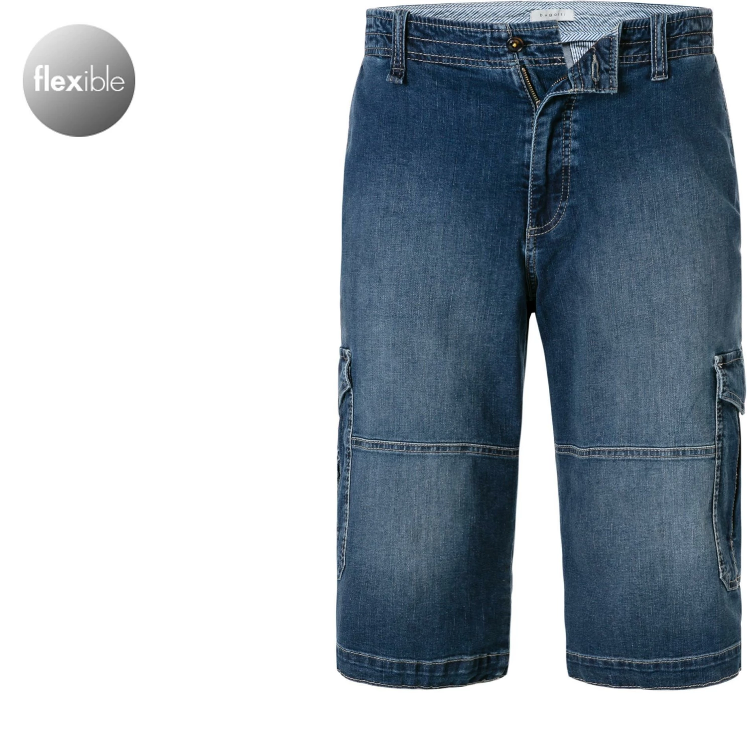 bugatti Shorts 4019D/56691/361 Jeansshorts, Baumwoll-Stretch 11,5oz, Jeansblau 1 bugatti Shorts 4019D/56691/361 Jeansshorts, Baumwoll-Stretch 11,5oz, Jeansblau