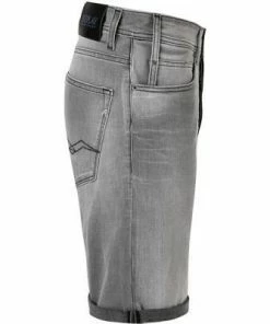 Replay Shorts RBJ MA981Y.000.573B826/096 Jeansshorts, Bio-Baumwoll-Stretch 10,5oz, Grau -jeansniedrigerpreis 369249 norm3