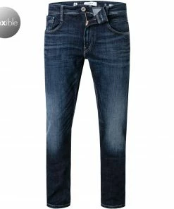 Replay Jeans Anbass M914Y.000.141 830/007 Baumwoll-Stretch T400® 12oz, Jeansblau, Nachtblau