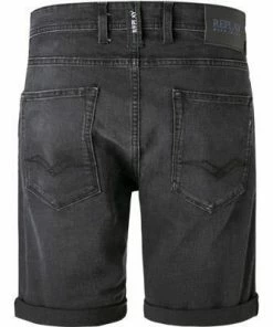 Replay Shorts RBJ MA981Y.000.573B818/097 Jeansshorts, Bio Baumwoll-Stretch 10,5oz, Schwarz -jeansniedrigerpreis 369276 norm2