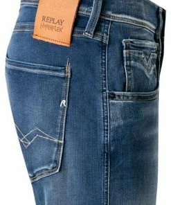 Replay Jeans Anbass M914Y.000.661XR03/009 Slim Fit, Baumwoll-Stretch 10,75oz, Blau , Blau -jeansniedrigerpreis 369289 norm3