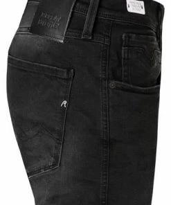 Replay Jeans Anbass M914Y.000.661XRB1/098 Slim Fit, Baumwoll-Stretch 10oz, Schwarz -jeansniedrigerpreis 369315 norm3
