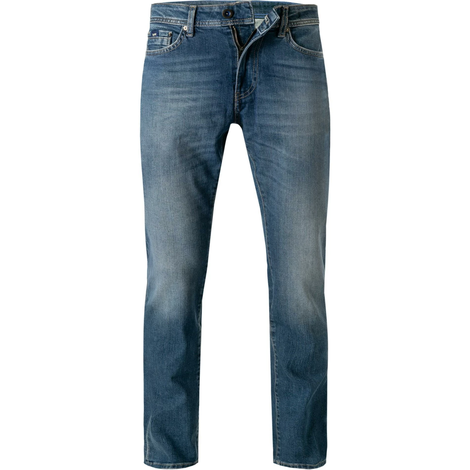 GAS Jeans 351380 030879/WZ22 Jeans Albert, Slim Fit, Baumwoll-Stretch 12oz, Mittelblau, Blau 1 GAS Jeans 351380 030879/WZ22 Jeans Albert, Slim Fit, Baumwoll-Stretch 12oz, Mittelblau, Blau