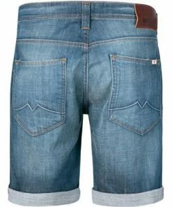 MUSTANG Jeansshorts 1011171/5000/843 Regular Fit, Baumwoll-Stretch, Blau -jeansniedrigerpreis 369736 norm2