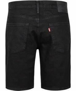Levi's® 405 Standard Shorts allblackadv 39864/0037 Jeansshorts 405, Baumwoll-Stretch Flex 12,3oz, Schwarz -jeansniedrigerpreis 370051 norm2