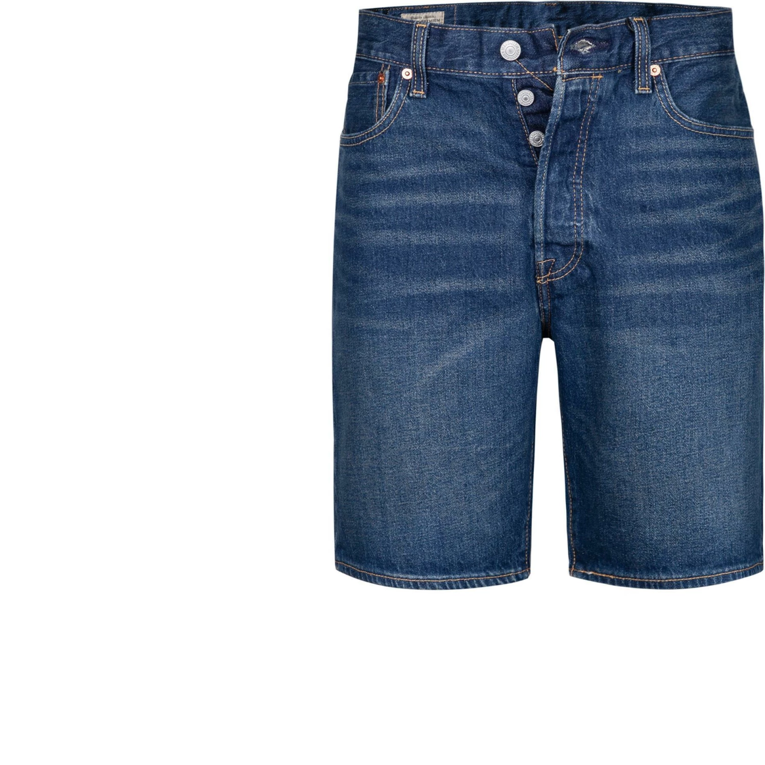Levi's® 501 Hemmed Shorts Fire Goin 36512/0139 Jeansshorts 501, Baumwoll-Stretch 12,25oz, Dunkelblau 1 Levi's® 501 Hemmed Shorts Fire Goin 36512/0139 Jeansshorts 501, Baumwoll-Stretch 12,25oz, Dunkelblau