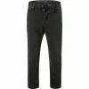 American Vintage Jeans MYOP61/black poivre et sel Baumwolle, Schwarz