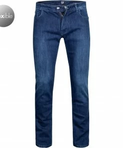 BOGGI MILANO Jeans BO18C0036/01 Regular FIt, Baumwolle T400®, Jeansblau