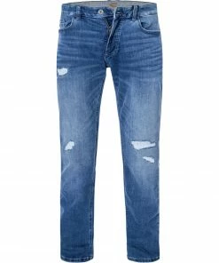 camel active Jeans 488885/5546/46 Slim Fit, Baumwoll-Stretch, Indigo