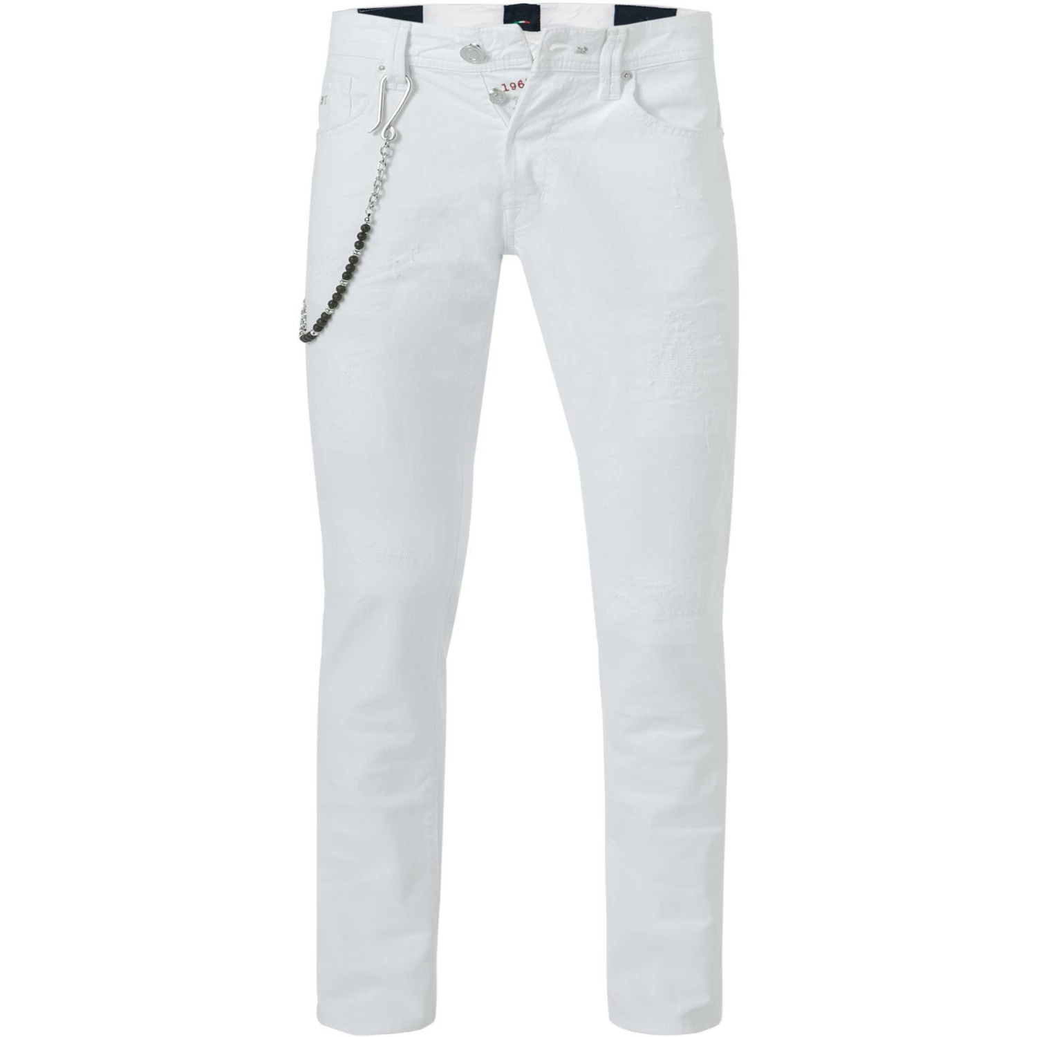 tramarossa 21UB51980/19-80/B036/0001/WHITEDESTROYE Jeans, Slim Fit, Baumwoll-Stretch, White destroyed 1 tramarossa 21UB51980/19-80/B036/0001/WHITEDESTROYE Jeans, Slim Fit, Baumwoll-Stretch, White destroyed