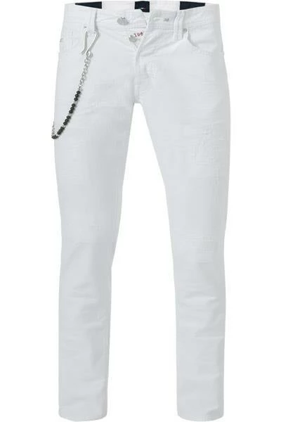 tramarossa 21UB51980/19-80/B036/0001/WHITEDESTROYE Jeans, Slim Fit, Baumwoll-Stretch, White destroyed 2 tramarossa 21UB51980/19-80/B036/0001/WHITEDESTROYE Jeans, Slim Fit, Baumwoll-Stretch, White destroyed – Bild 2
