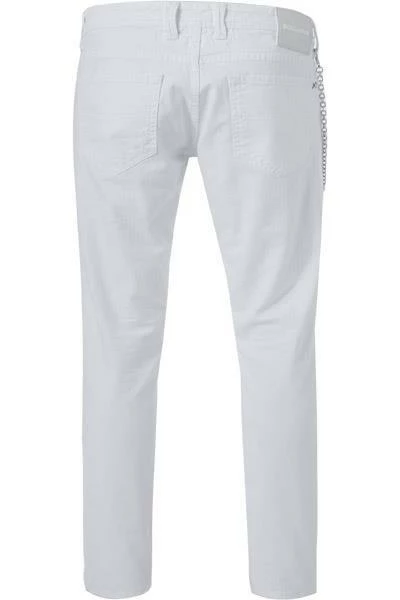 tramarossa 21UB51980/19-80/B036/0001/WHITEDESTROYE Jeans, Slim Fit, Baumwoll-Stretch, White destroyed 3 tramarossa 21UB51980/19-80/B036/0001/WHITEDESTROYE Jeans, Slim Fit, Baumwoll-Stretch, White destroyed – Bild 3