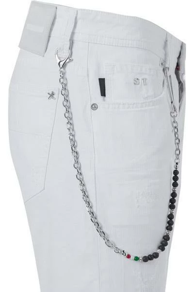 tramarossa 21UB51980/19-80/B036/0001/WHITEDESTROYE Jeans, Slim Fit, Baumwoll-Stretch, White destroyed 4 tramarossa 21UB51980/19-80/B036/0001/WHITEDESTROYE Jeans, Slim Fit, Baumwoll-Stretch, White destroyed – Bild 4