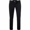 tramarossa 21UB50001/LEONARDO/D371/1MOON Jeans Leonardo, Regular Slim, Baumwoll-Stretch 1 moon, Schwarz