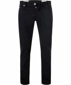 tramarossa 21UB50001/LEONARDO/D371/1MOON Jeans Leonardo, Regular Slim, Baumwoll-Stretch 1 moon, Schwarz