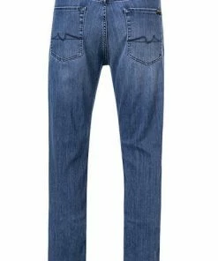 7 for all mankind Jeans Slimmy midblue JSMSB800LM Baumwoll-Stretch, Mittelblau -jeansniedrigerpreis 370940 norm2