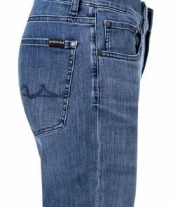 7 for all mankind Jeans Slimmy midblue JSMSB800LM Baumwoll-Stretch, Mittelblau -jeansniedrigerpreis 370940 norm3
