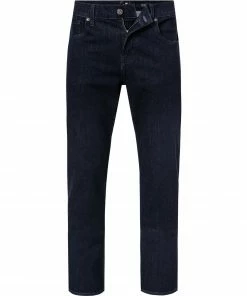 7 for all mankind Slimmy dark blue JSMSB10RRB Jeans Slimmy, Baumwoll-Stretch, Dunkelblau