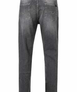7 for all mankind Jeans Slimmy grey JSMXR860TW Tapered Fit, Baumwolle T400®, Grau -jeansniedrigerpreis 370991 norm2