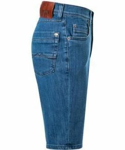 MUSTANG Jeansshorts 1011159/5000/580 Slim Fit, Baumwoll-Stretch 9,75oz, Blau -jeansniedrigerpreis 371015 norm3