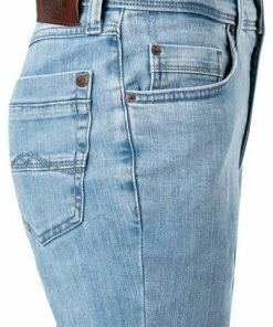 MUSTANG Jeans 1011156/5000/310 Slim Fit, Baumwoll-Stretch 9,75oz, Hellblau -jeansniedrigerpreis 371016 norm3