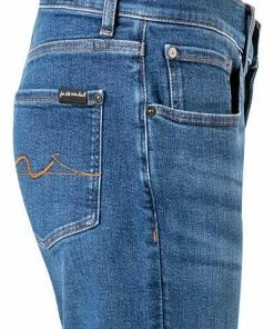 7 for all mankind Jeans Slimmy mid blue JSMXB740TF Slim Fit, Baumwolle T400® 12oz, Blau -jeansniedrigerpreis 371134 norm3