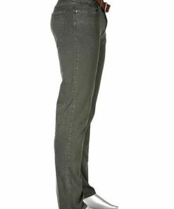 Alberto Regular Fit Pipe-DS Coloured 42471383/680 Jeans Pipe, Baumwolle T400® 9oz, Military -jeansniedrigerpreis 371904 norm2