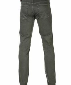 Alberto Regular Fit Pipe-DS Coloured 42471383/680 Jeans Pipe, Baumwolle T400® 9oz, Military -jeansniedrigerpreis 371904 norm3