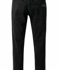 Wrangler Greensboro black Crow W15QHP363 Jeans Greensboro, Regular Straight, Baumwoll-Stretch 13oz, Schwarz -jeansniedrigerpreis 371948 norm2
