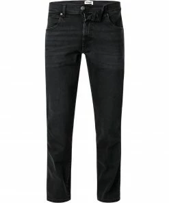 Wrangler Texas Slim black Crow W12SHP363 Jeans Texas, Slim Fit, Baumwoll-Stretch 13oz, Schwarz