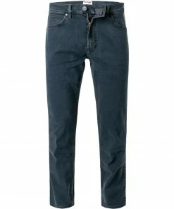 Wrangler Greensboro iron blue W15QLT35X Jeans Greensboro, Regular Straight, Baumwoll-Stretch 11,5, Blau