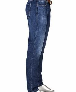 Alberto Tapered Fit Robin Organic 39771381/890 Jeans Robin, Bio Baumwoll-Stretch 10oz, Dunkelblau, Navy -jeansniedrigerpreis 372128 norm2