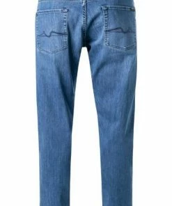 7 for all mankind Standard mid blue JSMNB800LM Jeans, Baumwoll-Stretch, Mittelblau -jeansniedrigerpreis 372212 norm2