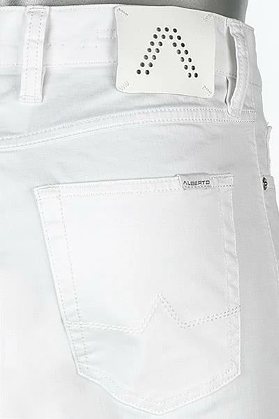 Alberto Regular Fit T400 Pipe 48171975/100 Jeans, Baumwolle T400® 8oz, Weiß 7 Alberto Regular Fit T400 Pipe 48171975/100 Jeans, Baumwolle T400® 8oz, Weiß – Bild 7
