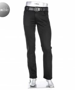 Alberto Modern Fit Stone-DS Dual FX 50091572/997 Jeans Stone, Baumwolle T400® 10oz, Schwarz
