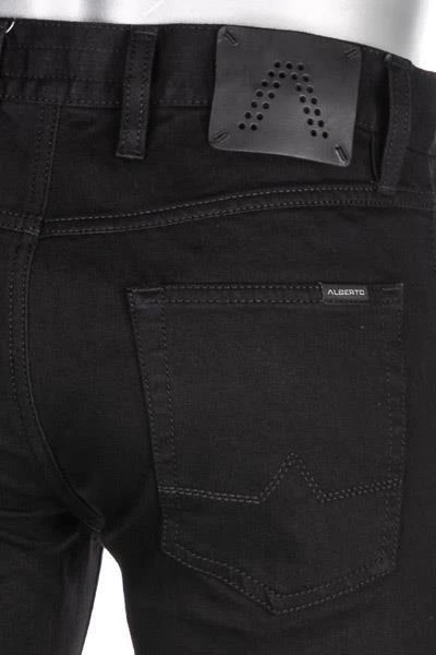 Alberto Regular Fit Pipe 60171471/999 Jeans Pipe, Baumwolle T400® 11oz, Schwarz 7 Alberto Regular Fit Pipe 60171471/999 Jeans Pipe, Baumwolle T400® 11oz, Schwarz – Bild 7