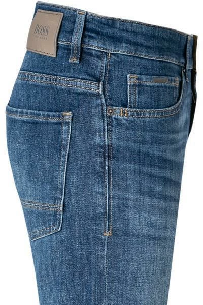 BOSS Jeans Delaware 50458125/423 Slim Fit, Bio-Baumwoll-Stretch, Blau 4 BOSS Jeans Delaware 50458125/423 Slim Fit, Bio-Baumwoll-Stretch, Blau – Bild 4