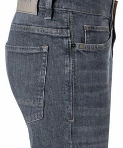 BOSS Jeans Delaware 50458127/030 Slim Fit, Bio-Baumwoll-Stretch, Grau -jeansniedrigerpreis 373575 norm3