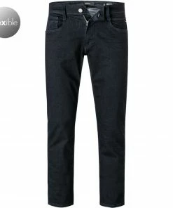 Replay Jeans Anbass M914Y.000.41A 910/007 Slim Fit, Baumwoll-Stretch 10oz, Dunkelindigo
