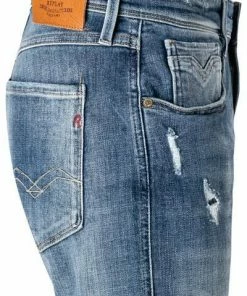 Replay Jeans Anbass M914Y.000.141 906/009 Slim Fit, Baumwolle T400 12oz, Blau -jeansniedrigerpreis 374068 norm3