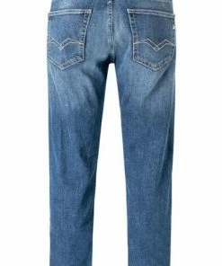 Replay Jeans Grover MA972.000.285 914/009 Straight Fit, Baumwoll-Stretch 11,5oz, Mittelblau -jeansniedrigerpreis 374073 norm2