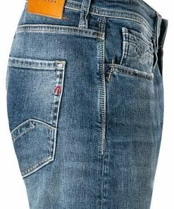 Replay Jeans Rocco M1005.000.573 946/009 Comfort Fit, Bio Baumwoll-Stretch 10,5oz, Dunkelindigo -jeansniedrigerpreis 374075 norm3