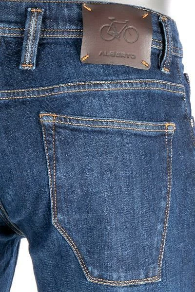 Alberto Bike Regular Fit Organic Den.61582381/890 Jeans Bike, Bio Baumwoll-Stretch 10oz, Navy 6 Alberto Bike Regular Fit Organic Den.61582381/890 Jeans Bike, Bio Baumwoll-Stretch 10oz, Navy – Bild 6