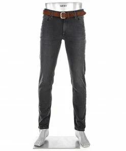 Alberto Tapered Fit Robin Organic 39771381/995 Jeans Robin, Bio Baumwoll-Stretch 10oz, Anthrazit