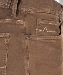 Alberto Regular Fit Pipe-DS Coloured 42471383/550 Jeans Pipe, Baumwolle T400® 9oz, Schokobraun -jeansniedrigerpreis 374545 norm5