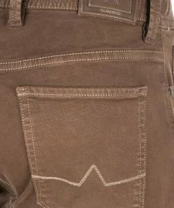 Alberto Regular Fit Pipe-DS Coloured 42471383/550 Jeans Pipe, Baumwolle T400® 9oz, Schokobraun -jeansniedrigerpreis 374545 norm6