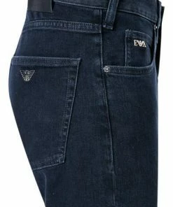 EMPORIO ARMANI Jeans 8N1J45/1G0IZ/0942 Baumwoll-Stretch, Dunkeljeansblau -jeansniedrigerpreis 374630 norm3