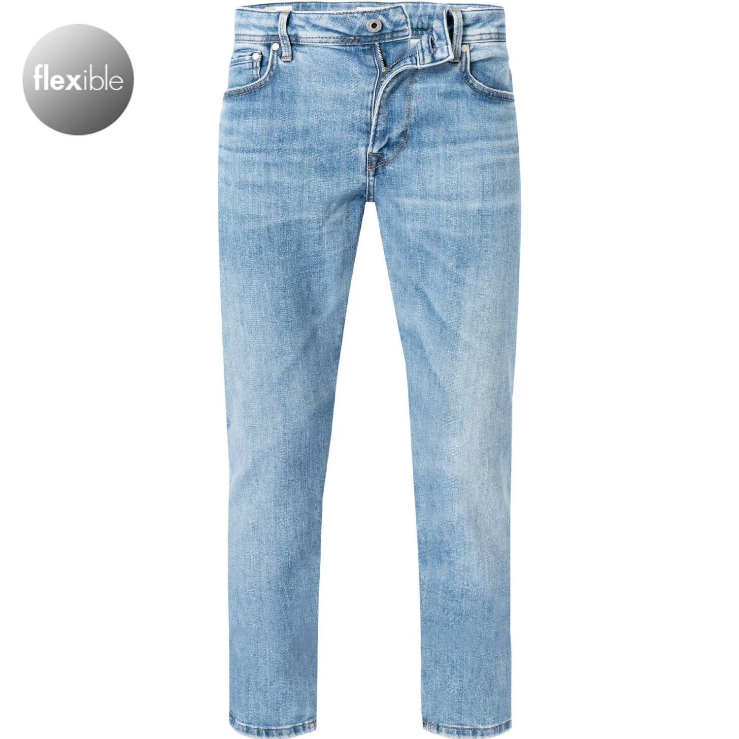 Pepe Jeans Stanley PM201705VX5/000 Taper Fit, Baumwoll-Stretch, Hellblau 1 Pepe Jeans Stanley PM201705VX5/000 Taper Fit, Baumwoll-Stretch, Hellblau