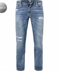 Pepe Jeans Stanley PM201705RF5/000 Taper Fit, Baumwoll-Stretch, Mittelblau