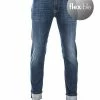 Alberto Bike Slim Fit Speed Hybrid 67582464/892 Jeans Bike, Baumwoll-Stretch wasserabweisend 10oz, Navy